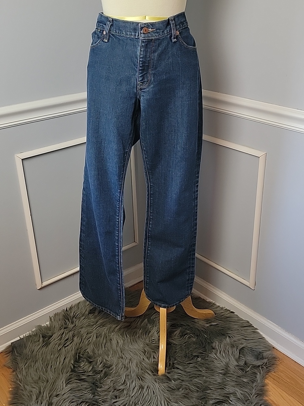 OLD NAVY The Flirt Mid‎ Rise Bootcut Medium Wash Y2K Classic Denim Jeans 14R